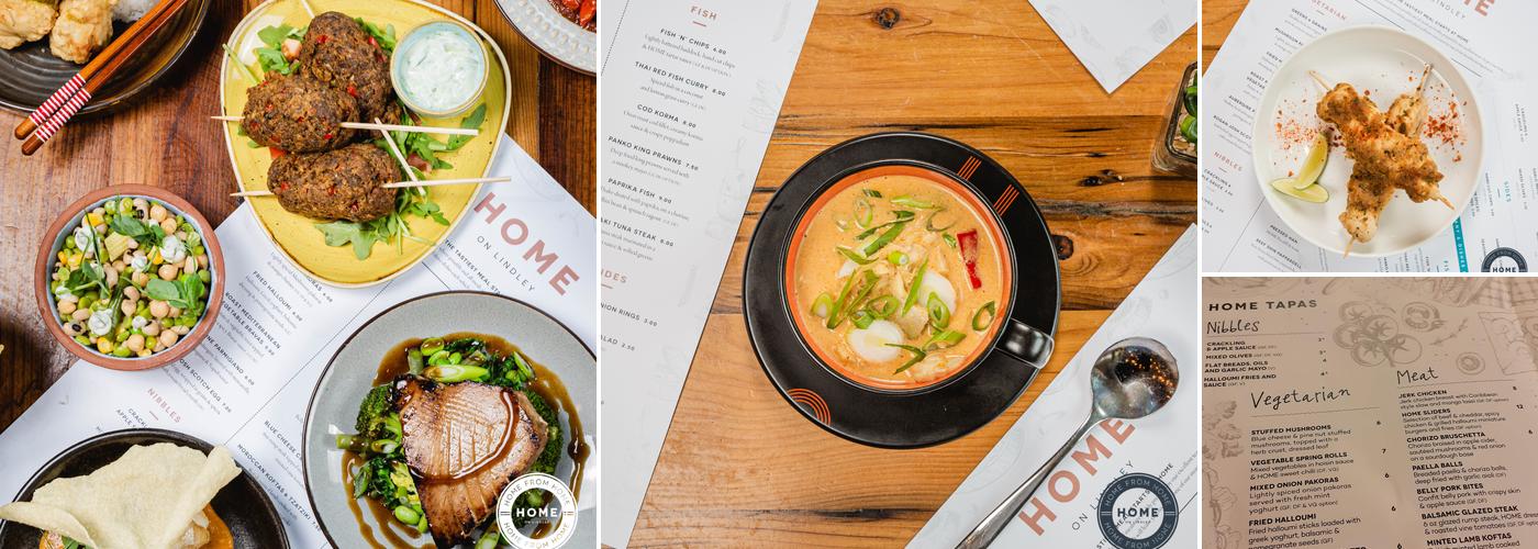 Home on Lindley Menu