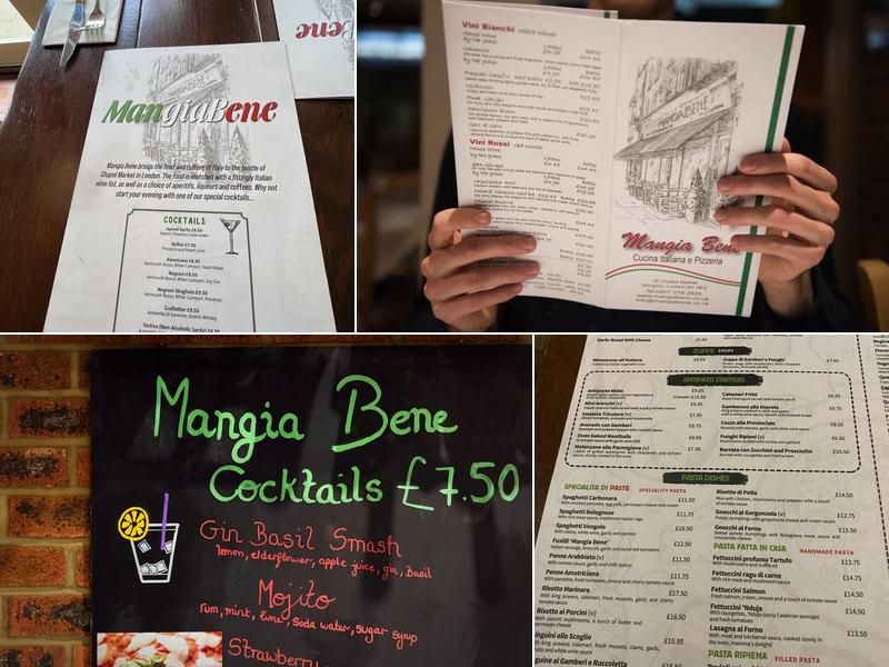 Mangia Bene Menu