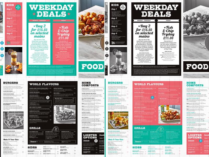 The Rose & Crown Menu