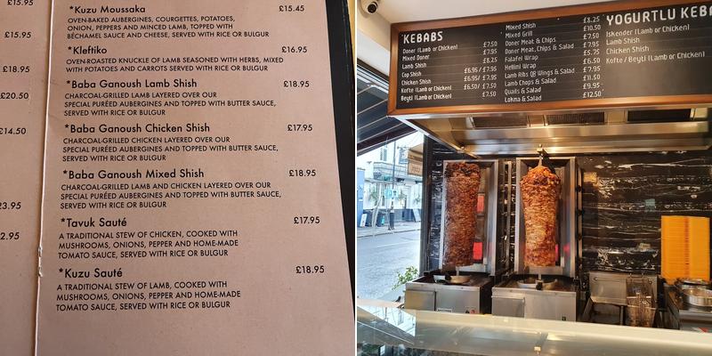 Cyprus Mangal Menu