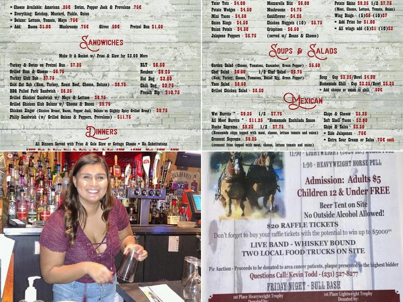 Wright's Last Chance Saloon Menu