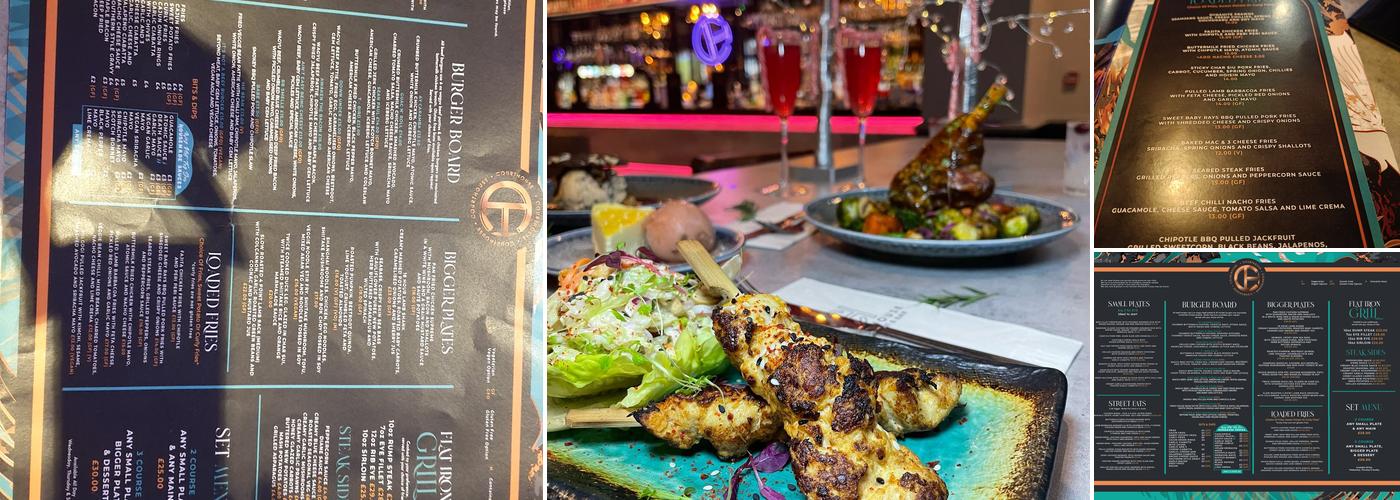 The Courthouse Bolton Menu