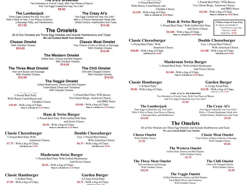Noti Pub Menu