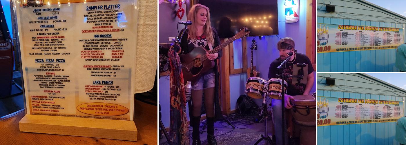 Catawba Inn Pub Menu