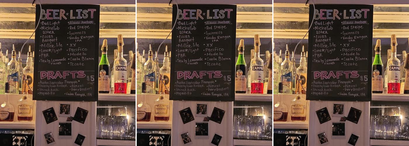 Jandros Garden Patio Menu