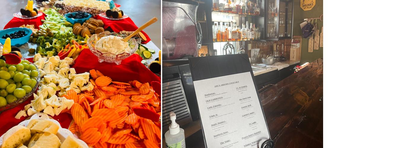 Amy’s Rustic Event Center Menu