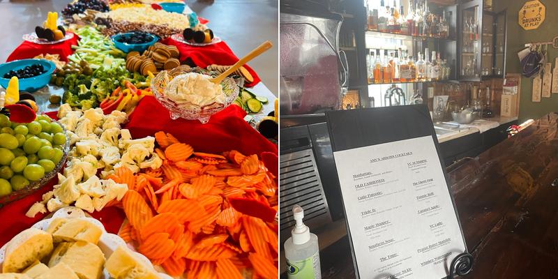 Amy’s Rustic Event Center Menu