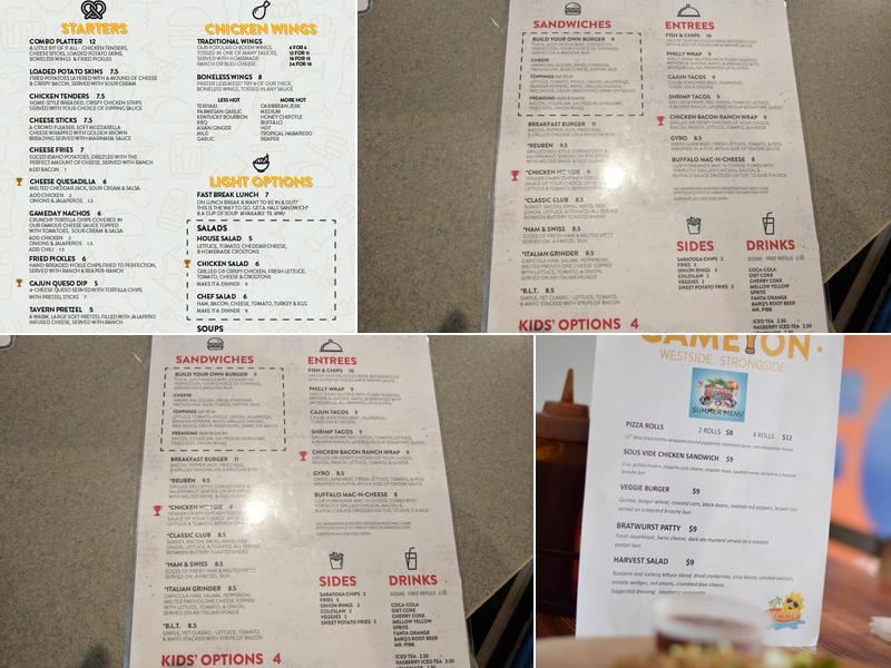 Game On! Menu