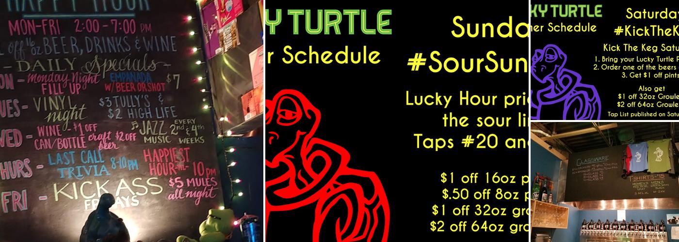 Lucky Turtle Menu