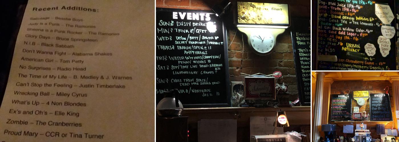 Northside Tavern Menu