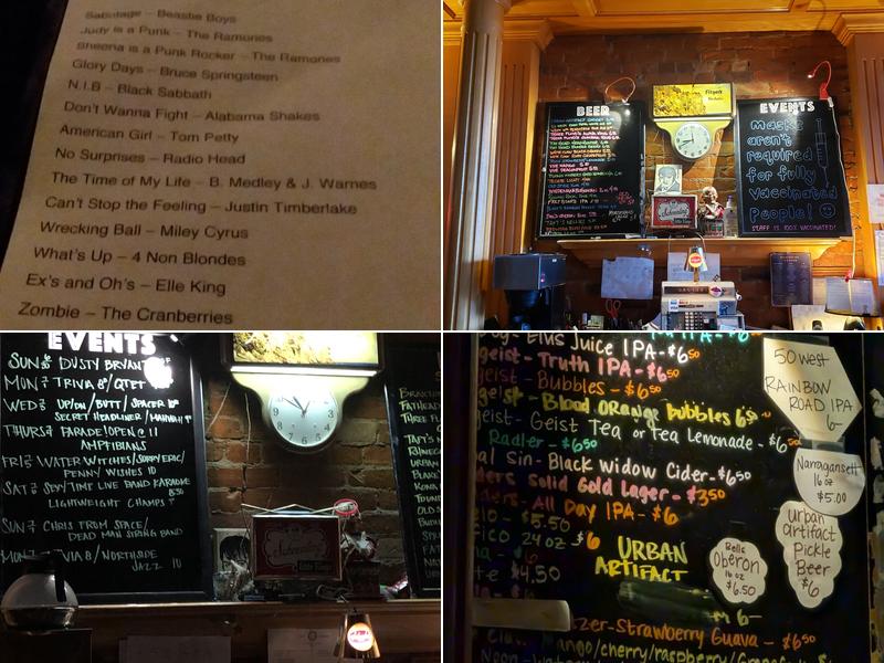 Northside Tavern Menu