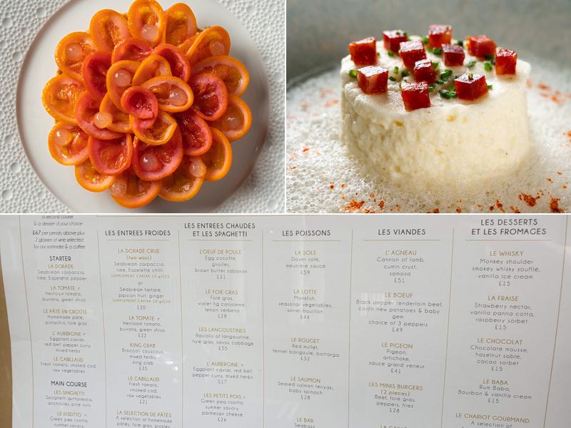 Le Comptoir Robuchon Menu