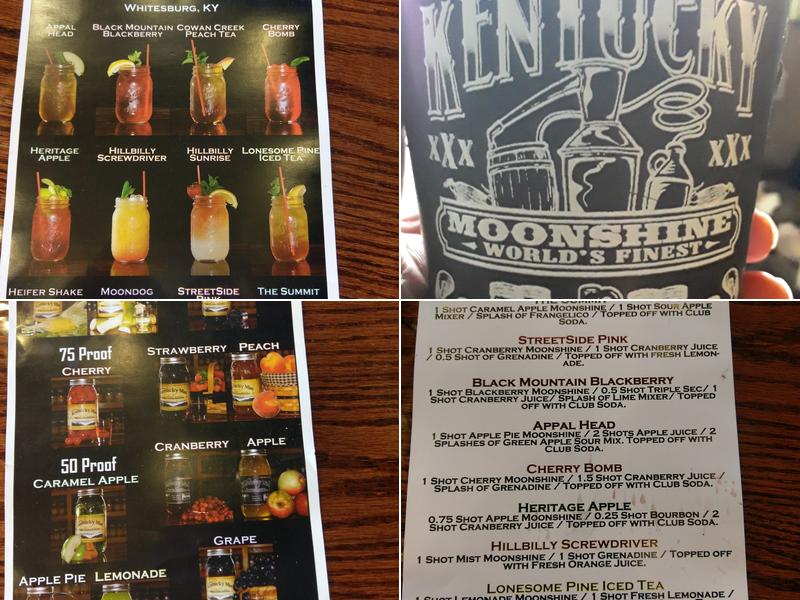 Kentucky Mist Distillery - Whitesburg Menu