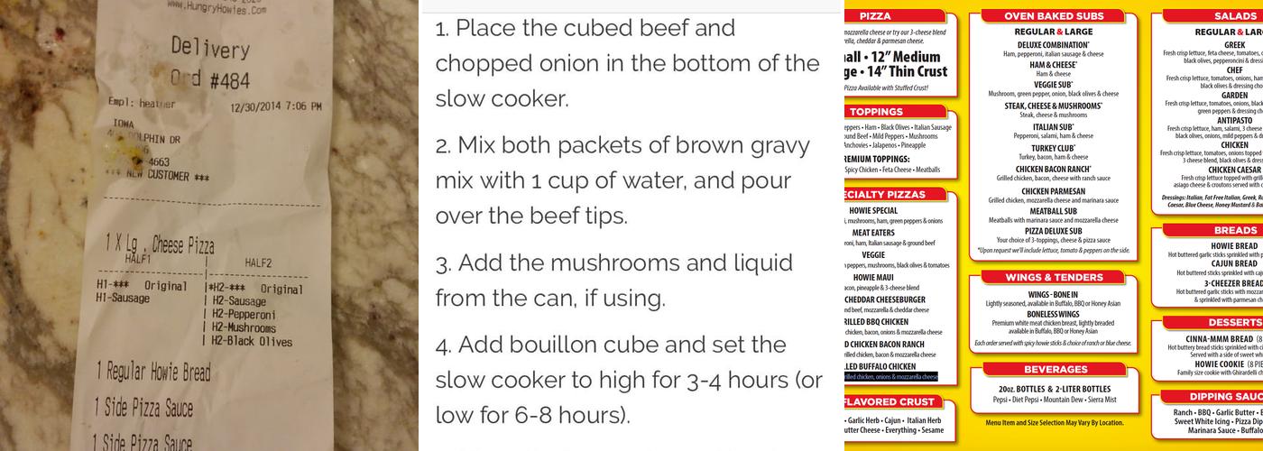 Hungry Howie's Pizza & Subs Menu