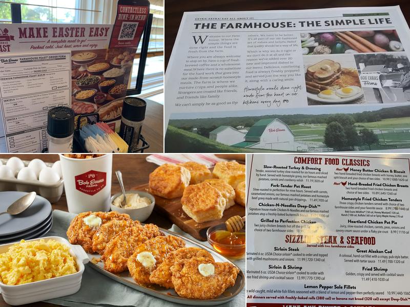 Bob Evans Menu