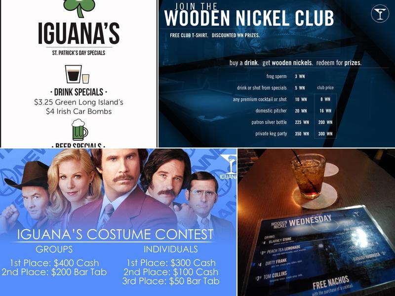 Iguana's Pub Menu
