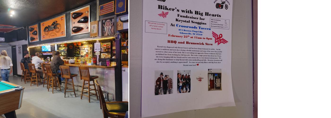 Crossroads Tavern Menu