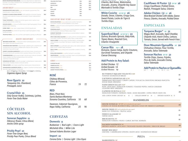 Ignite Menu