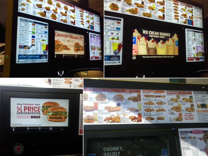 Sonic Drive-In Menu