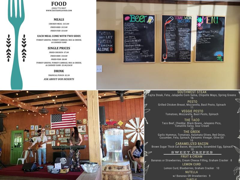 River Bottom Winery Menu