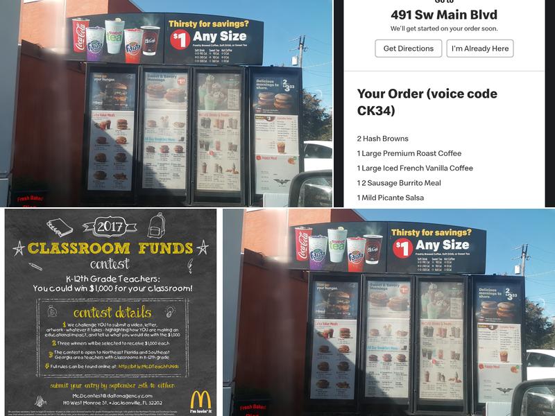McDonald's Menu
