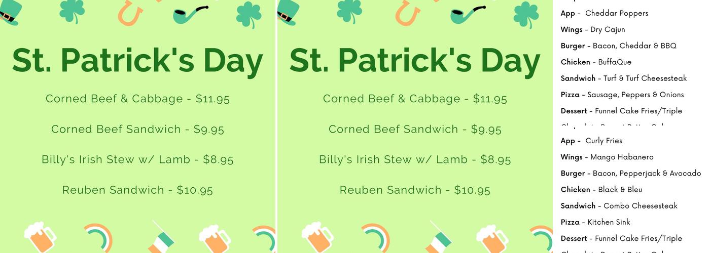 Lighthouse Tavern Menu