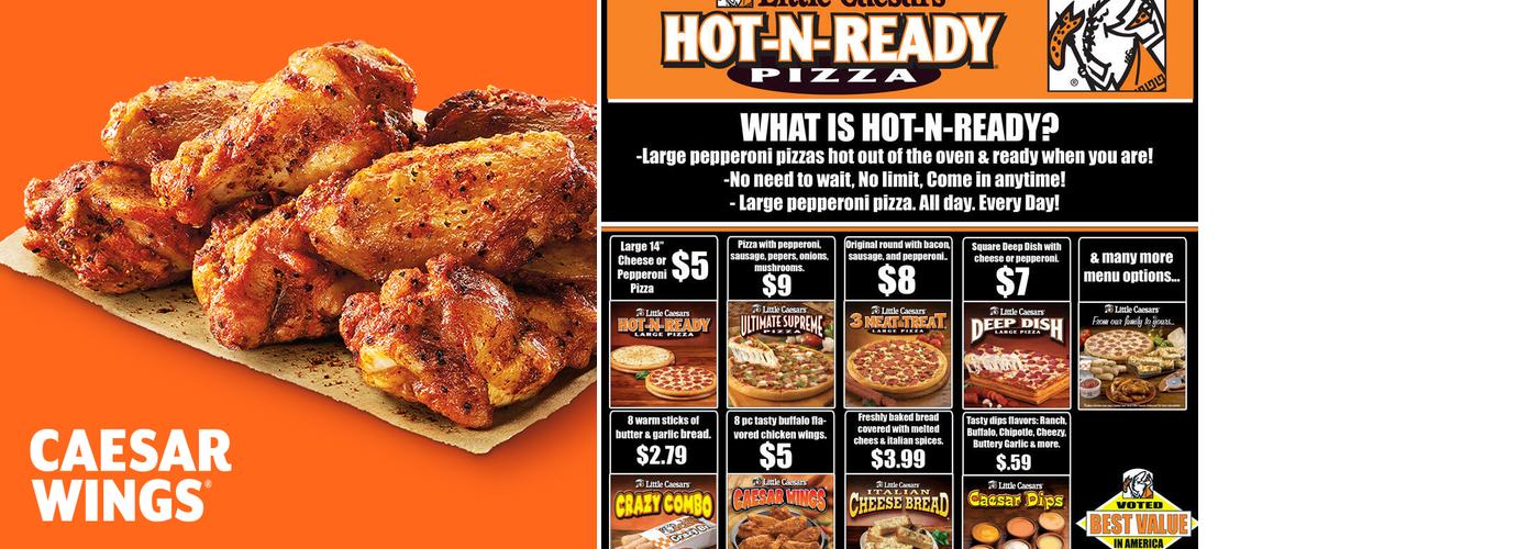 Little Caesars Pizza Menu