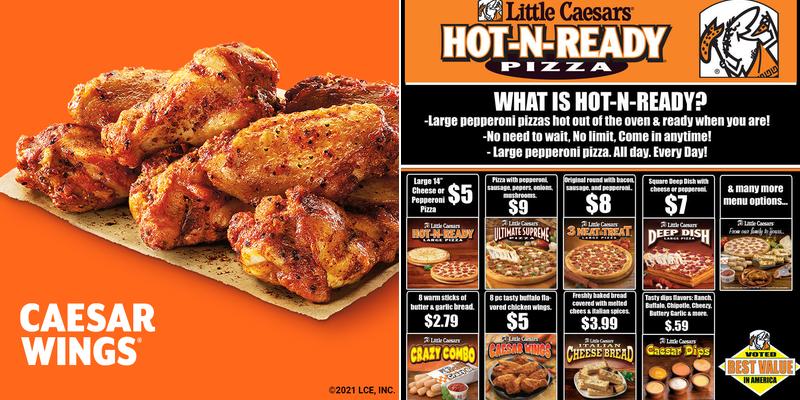 Little Caesars Pizza Menu