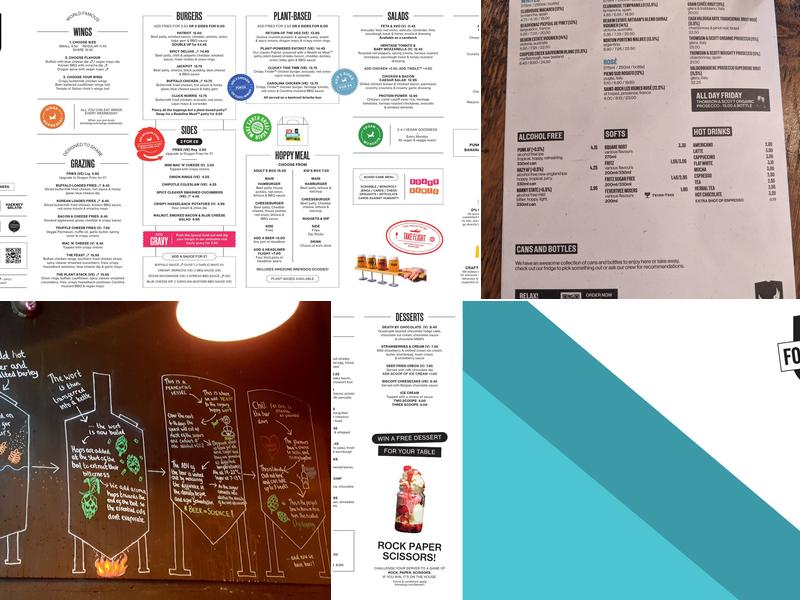 BrewDog Liverpool Menu