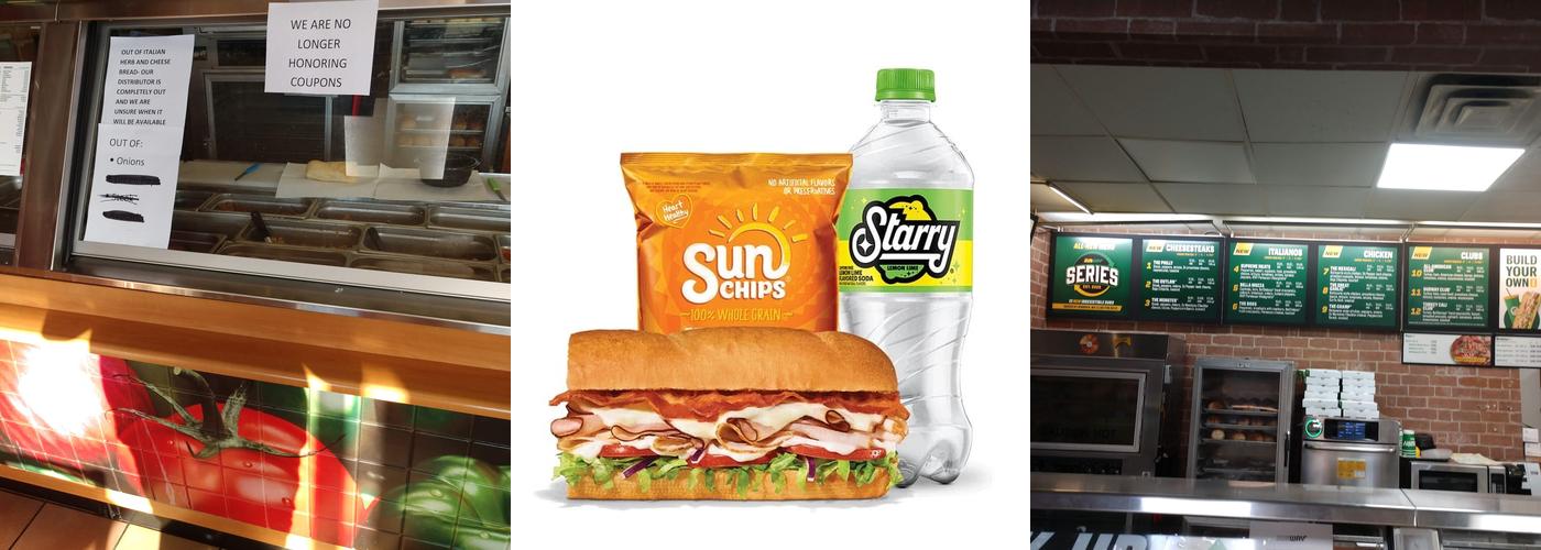 Subway Menu