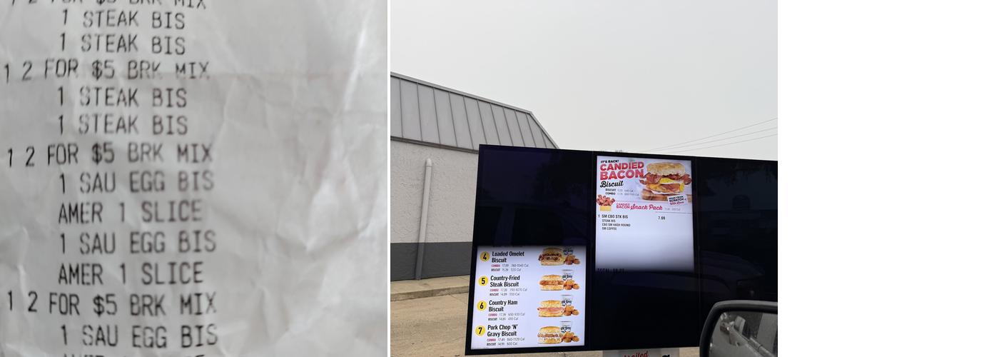 Hardee's Menu