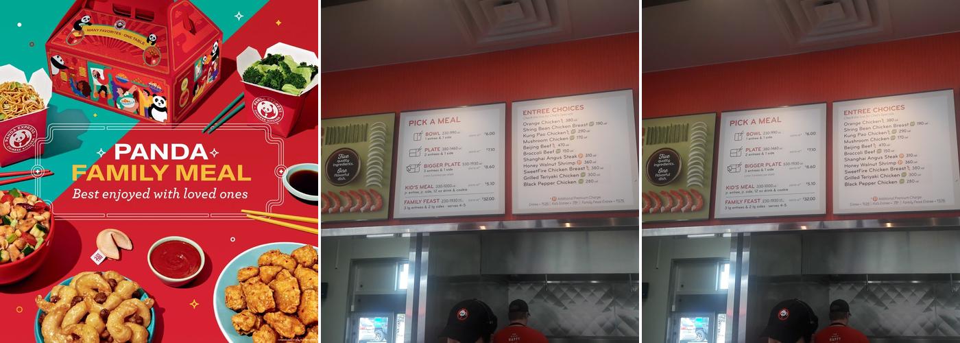 Panda Express Menu