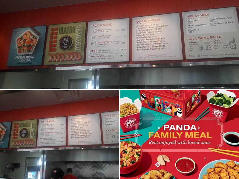 Panda Express Menu