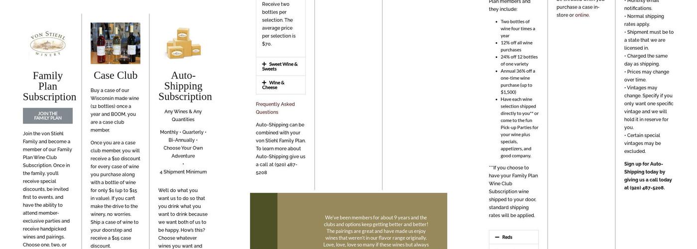 Von Stiehl • Winery • Distillery • Cidery Menu