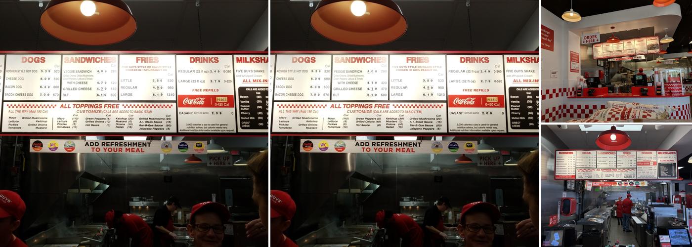 Five Guys Menu