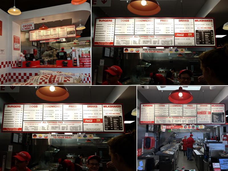 Five Guys Menu