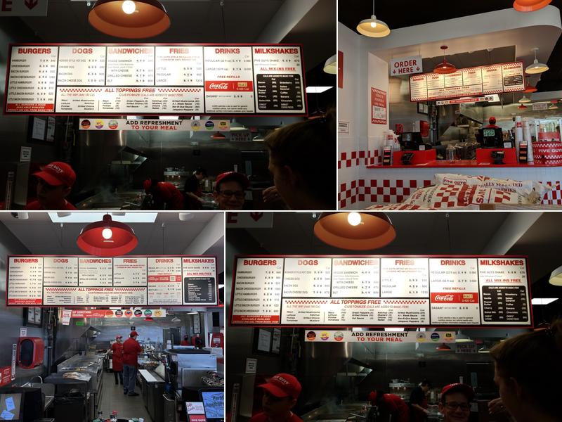 Five Guys Menu