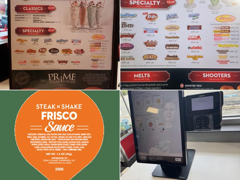 Steak 'n Shake Menu