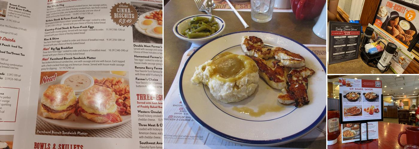 Bob Evans Menu