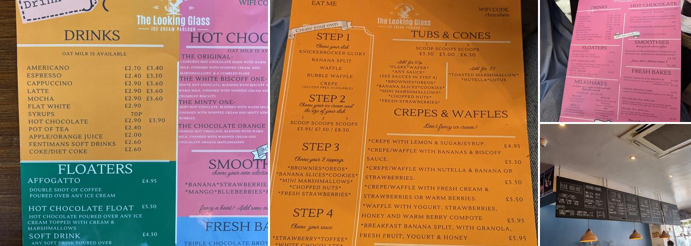 The Looking Glass Menu