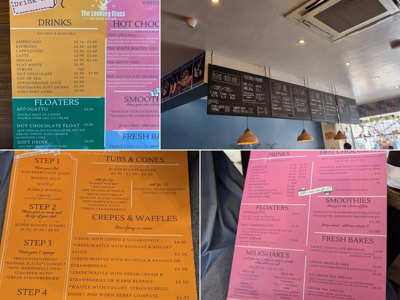 The Looking Glass Menu