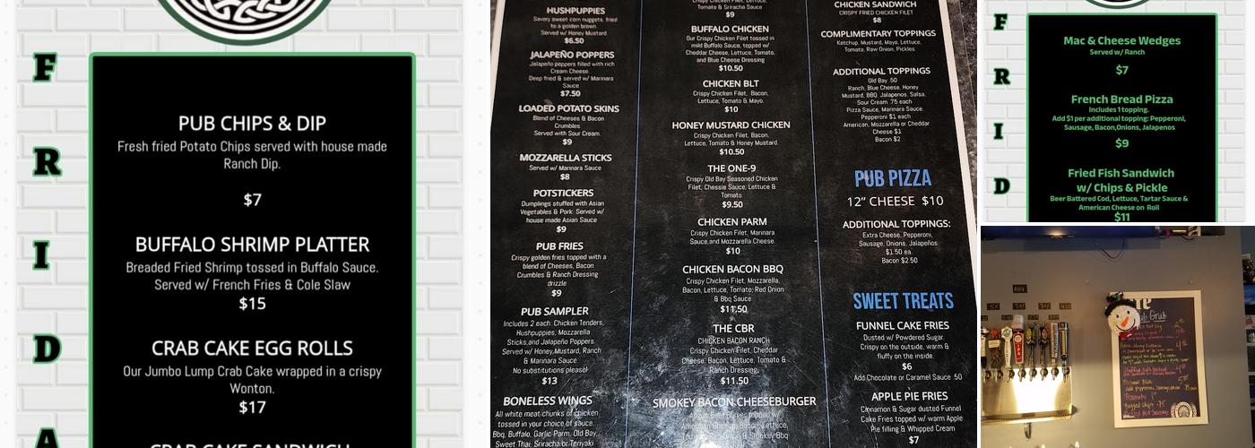 Clancy's Pub Menu