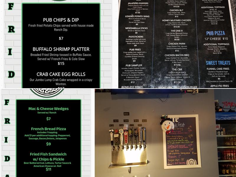 Clancy's Pub Menu