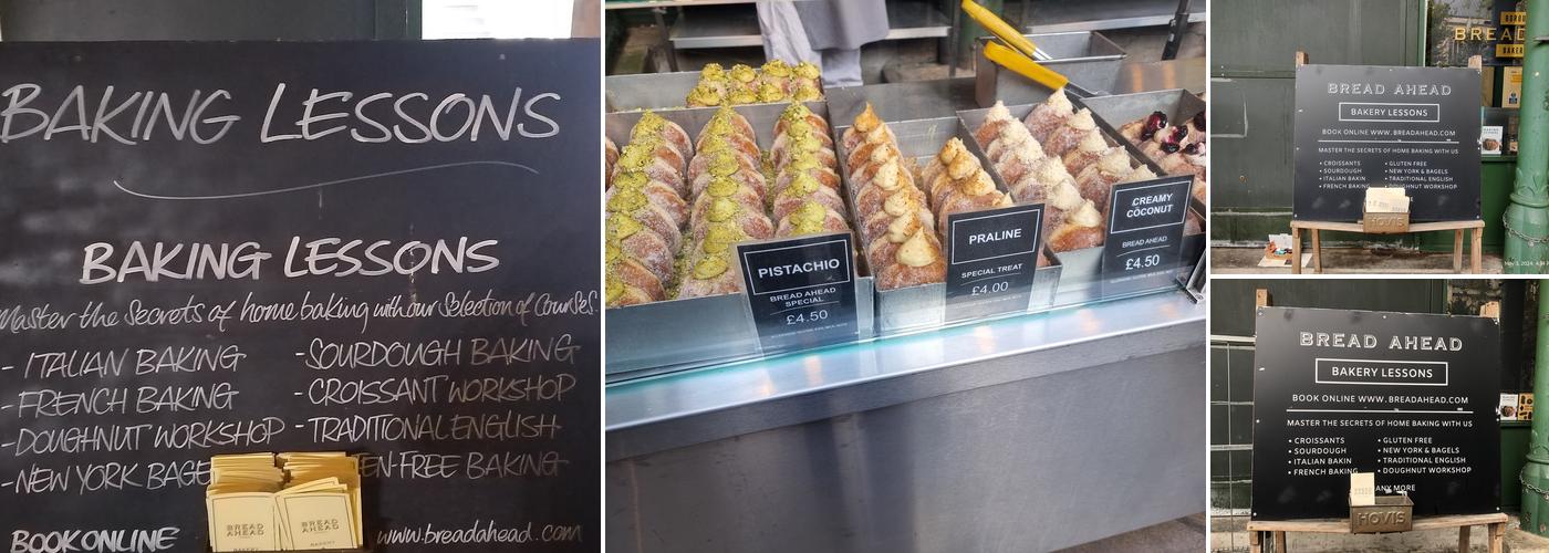 Bread Ahead Bakery Borough Market Menu