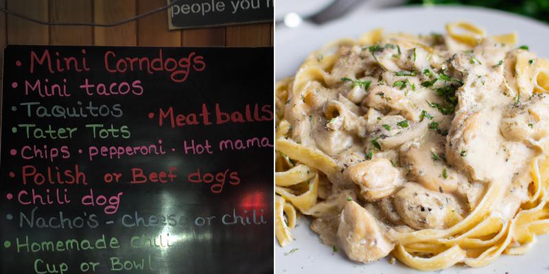 Triangle Tavern Menu