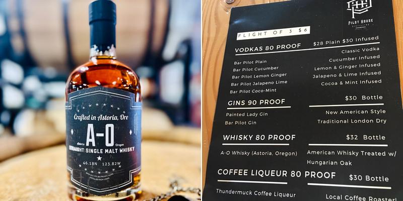Pilot House Distilling Menu