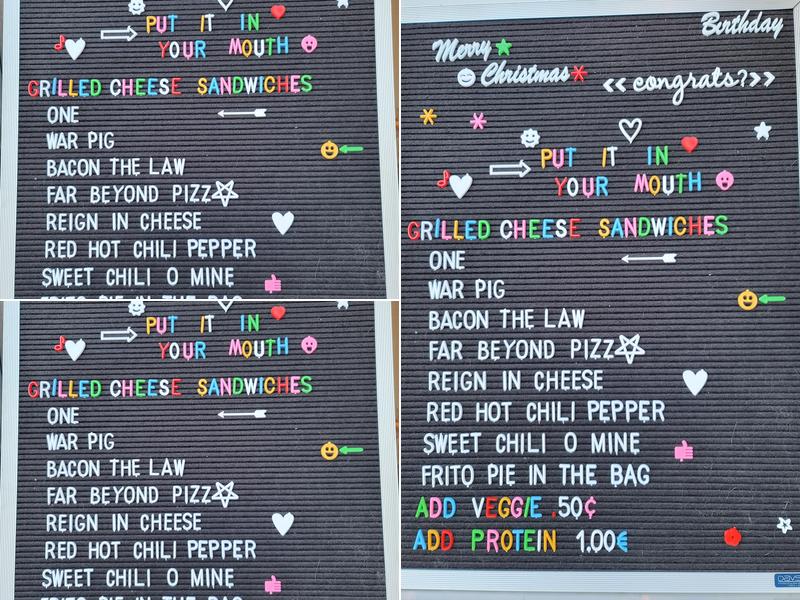 University Pub Menu
