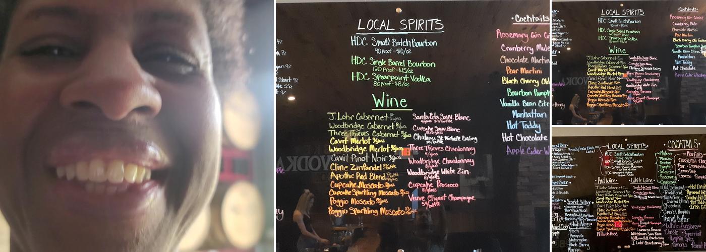 The Tasting Room Menu