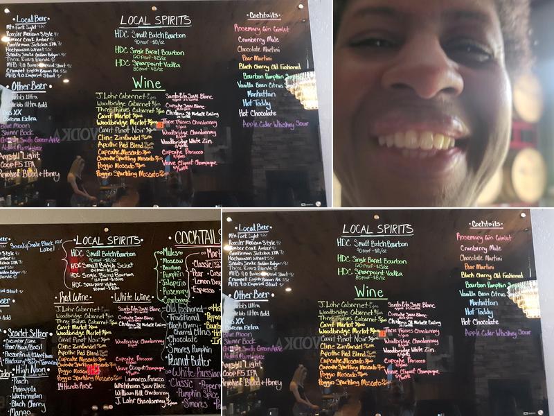 The Tasting Room Menu