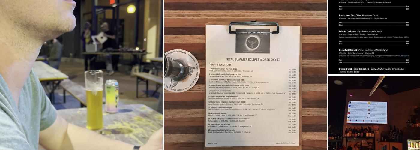 The Whale A Craft Beer Collective Menu